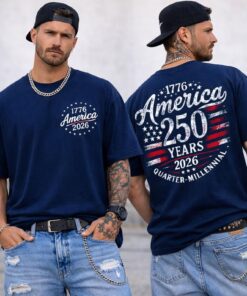 America 250 Years Shirt, 1776 2026 USA Flag Tee