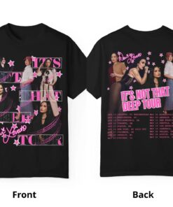 Demi Lovato Shirt, Its Not That Deep Tour 2026 Tee, Y2K Aesthetic Graphic T-Shirt, Pink Star Collage Tee