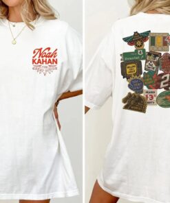 Noah Kahan Shirt, The Great Divide Tour Merch, Indie Folk Music Shirt, Oversized Unisex Tee