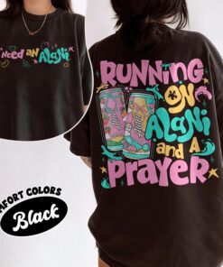 Running On Alani Two-sided Shirt, Preppy Energy Drink Summer Graphic Tee