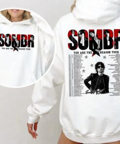 Sombr You Are The Reason Tour Hoodie, 2-Sided Concert Dates Graphic Sweatshirt