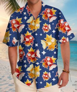 Koi Fish Anime Hawaiian Shirts, Water Type Aloha, Beach Family Trip