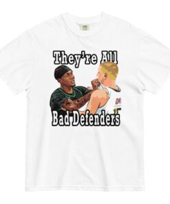 They\re All Bad Defenders, Minnesota Basketball Tee --porcelain