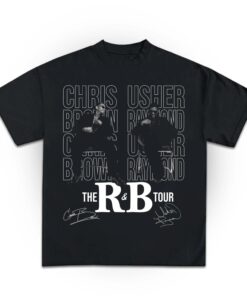 Usher Raymond & Chris Brown Tour 2026 T-Shirt unisex tee