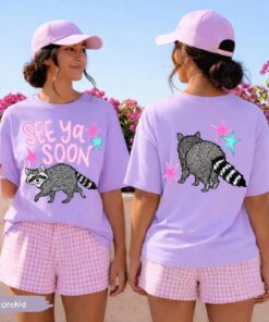 See Ya Soon Raccoon Summer Shirt  Funny Raccoon Summer Vacation Tee Tshirt  Racoon Summer Beach Shirt