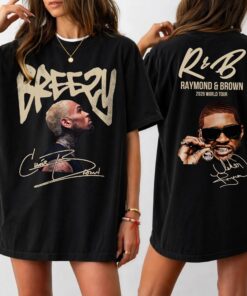 Raymond and Brown Tour 2026 Shirt, Chris Brown Usher R&B Tour Tee, Breezy x Raymond Merch