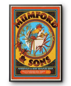 Mumford And Sons Australia And New Zealand Tour 2026 Poster & Canvas