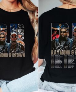2 Side Usher Raymond and Chris Brown Tour 2026 T-Shirt, R&B Tour Chris Brown Usher Raymond T-Shirt