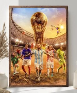 2026 World Cup North America Poster Unframed, FIFA World Cup Soccer Canvas