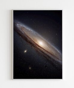 Andromeda Galaxy Poster, Real Space Photo Print, Deep Sky Wall Art, NASA Inspired Decor