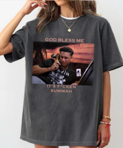 God Bless Me It's F*cken Summah T-shirt, American Reality Television Series Jersey Shore Vintage 90s Movie Shirt, Unisex Tee, Fan Gifts