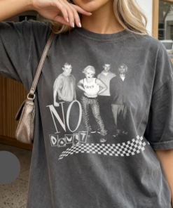 NO DOUBT Band Tee, Vintage-Inspired Rock Shirt, Tragic Kingdom Design