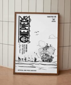 Anime Manga Pirate Poster & Canvas, One Piece Wall Art