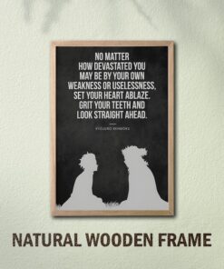 Anime Quotes Poster Rengoku Inspirational Art, Ready to Hang