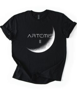 Artemis II Mission T-Shirt, Astronomy Lover Gift, Space Program Fan Tee, Rocket Launch Shirt