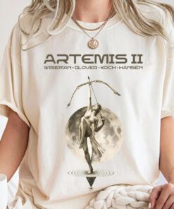 Artemis II Mission T-shirt, Moon Mission Tee