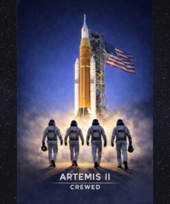 Artemis II Moon Mission Poster Canvas, USA 250 Sestercentennial Edition
