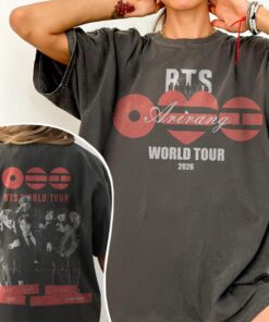 B.T.S Arirang Tour 2026 2 Side Vintage Shirt