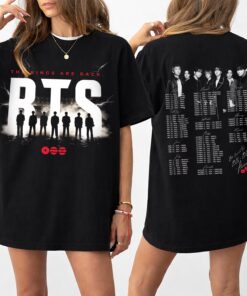 BTS World Tour 2026-2027 Graphic Tee, Bangtan Kpop Concert Shirt