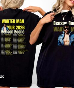 Benson Boone Wanted Man Tour 2026 Vintage Shirt