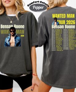 Benson Wanted Man Tour 2026 2 Sides Shirt