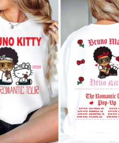 Bruno Mars Romantic Tour 2026 Ver 2 T-Shirt, Concert Merch, Fan Gift, Music Lover Shirt