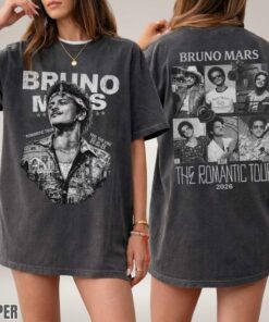 Bruno Mars Romantic World Tour 2026 T Shirt