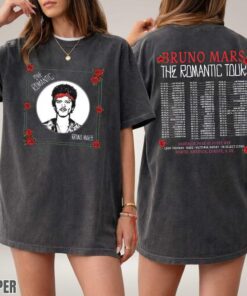 Bruno Mars Tour 2026 T-Shirt, A Romantic Tour Dates Tee
