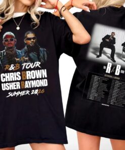 Chris Brown Usher 2026 Tour Comfort Color Shirt, R&B Concert Fan Apparel Gift