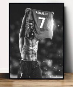 Cristiano Ronaldo Poster Canvas Wall Art Home Decor