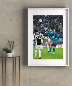 Cristiano Ronaldo Poster, Ronaldo Poster, Football Poster, bicycle kick Poster