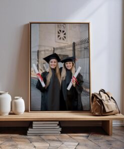 Custom Graduation Photo Wall Art, Graduation Canvas Print, Photo to Canvas for Senior Party