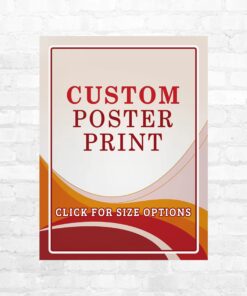 Custom Poster Printing - Personalized Poster - Family Photo Poster - Wedding Poster
