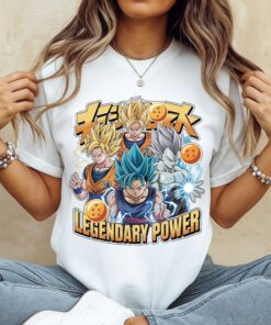 Dragon Ball Z Goku Tee, Retro Anime T-Shirt Design