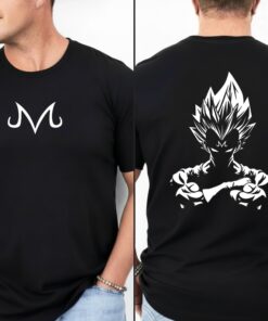 Dragon Ball Z Majin Vegeta Anime Merch Shirt, Retro Anime Graphic Tee, Japanese Streetwear, DBZ Goku Anime Lover Gift, Broly Super Saiyan