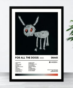 Drake For All The Dogs Album Poster Print