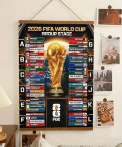 FIFA World Cup 2026 Group Stage Poster & Canvas