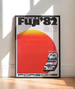 Fuji 1982 Porsche, Porsche 956 Poster Art