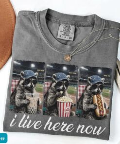 Funny Raccoon Baseball Shirt