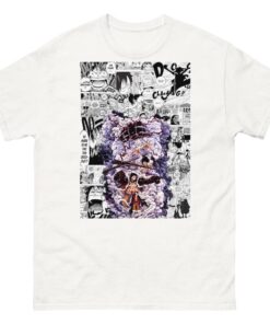 Gear 5 Manga Monkey D. Luffy Unisex Custom T-Shirt