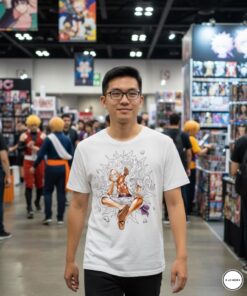 Gear 5 Ripping through shirt design Anime Fan T-Shirt