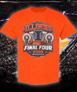 Illinois Final Four 2026 Indianapolis Basketball T-Shirt