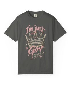 I'm Just a Girl T-Shirt, 90s Rock Shirt, Distressed Graphic Tee