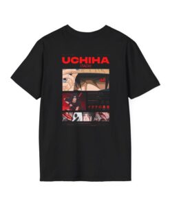 Itachi Uchiha Anime T-Shirt Naruto Inspired Graphic Tee Sharingan Shirt Japanese Manga Streetwear Gift for Anime Lovers Unisex