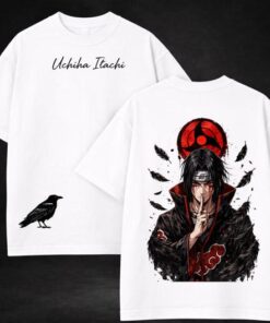 Itachi Uchiha Unisex Softstyle T-Shirt, Anime Tee, Fan Shirt, Japanese Manga Top, Graphic Print Apparel RZ