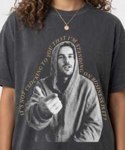 It's Not Clocking To You That I'm Standing On Business Shirt, Funny Gen Z Gift, Biiebs Themed Gift