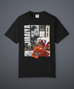Jiraiya AnimeT-shirt, Naruto-Inspired Graphic Tee