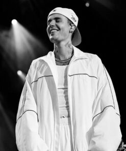 Justin Bieber Black White Poster, Modern Music Wall Art, Minimalist Celebrity Print, Aesthetic Room Decor
