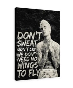 Justin Bieber Inspirational Quote poster Canvas Art Work