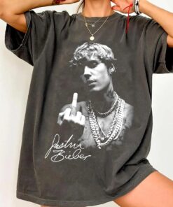 Justin Bieber Middle Finger Concert T-Shirt
